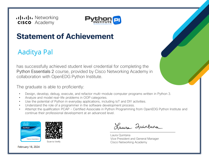 Python Certificate